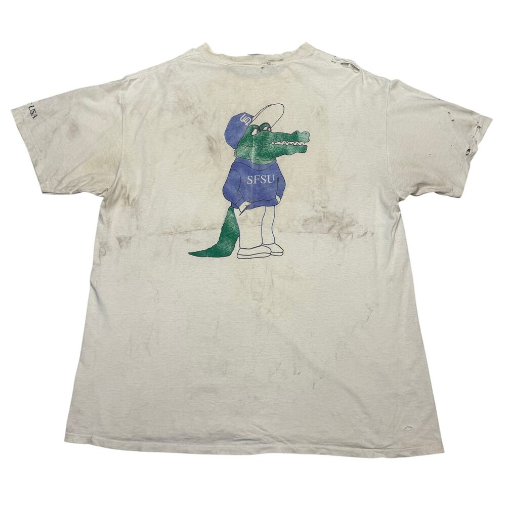 Vintage 90s San Francisco State University SFSU Gators Shirt Men's XL Grunge